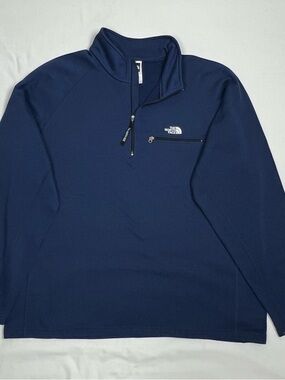 THE NORTH FACE UltraWick Vintage Made In USA Men’s Polartec Sz XL Navy 1/4 Zip